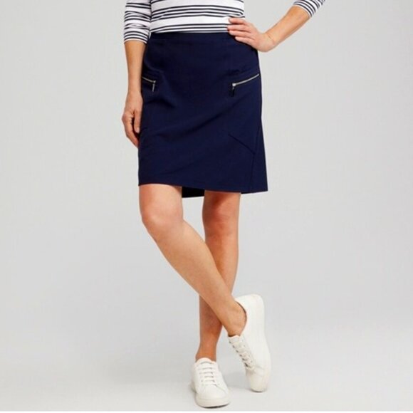 NWOT Chico's Zenergy SIZE 0.5 (6) UPF Neema Skort with Double Zip Pockets - Picture 5 of 6